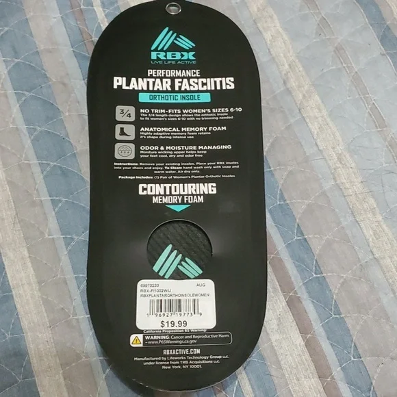 RBX Orthotic Insoles - Picture 2 of 4